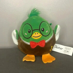 Bendon Dexter Duck 2022 Story Plush Stuffed Animal Toy Mallard Glasses Squish